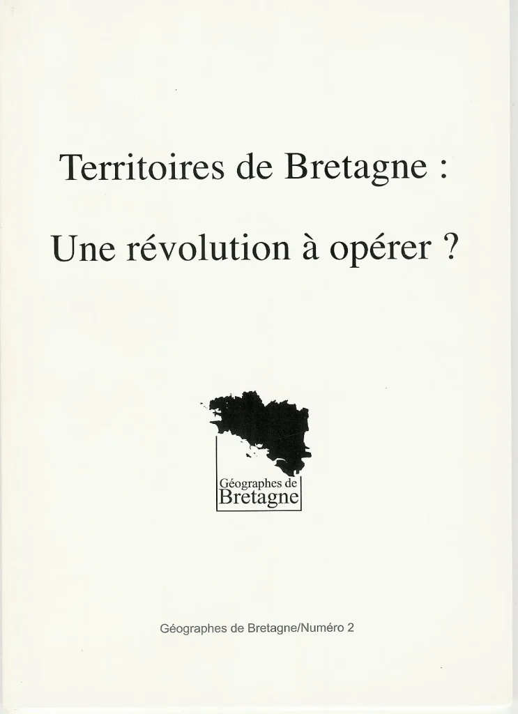 Couverture du livre "Territoires de Bretagne : Une révolution à opérer ?"