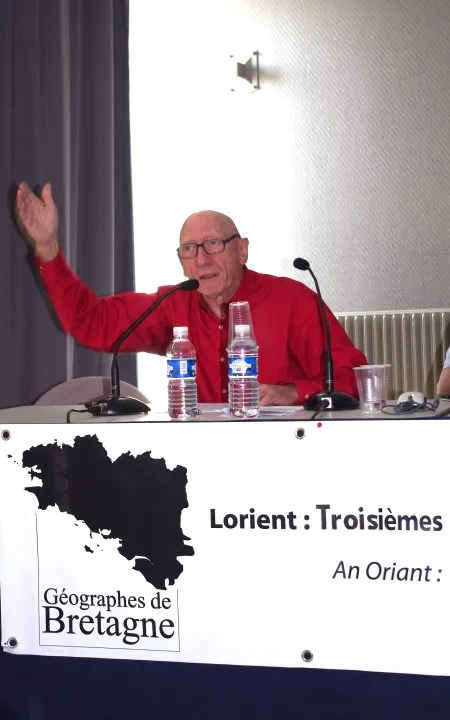 Conférence sur la géographie de Bretagne.